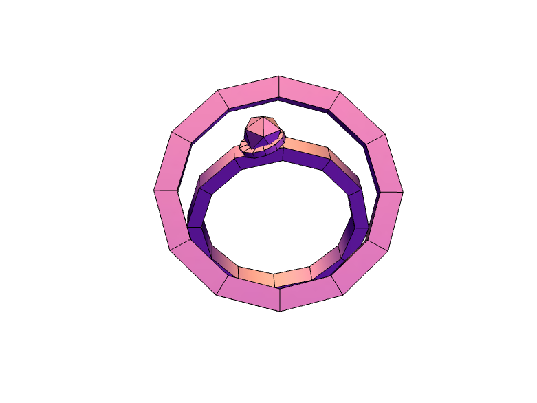 Two Rings - 3D design by demonmarty1 on Apr 20, 2018 Two Rings - 3D design by demonmarty1 on Apr 20, 2018