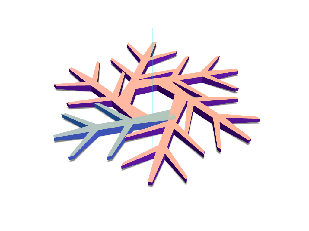 Snowflake template using Array plugin - 3D design by VECTARY Nov 22, 2017 Snowflake template using Array plugin - 3D design by VECTARY Nov 22, 2017