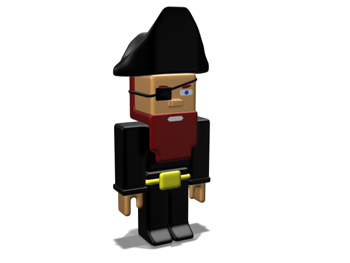 Pirate - 3D design by K.K. Studios on Feb 26, 2018 Pirate - 3D design by K.K. Studios on Feb 26, 2018