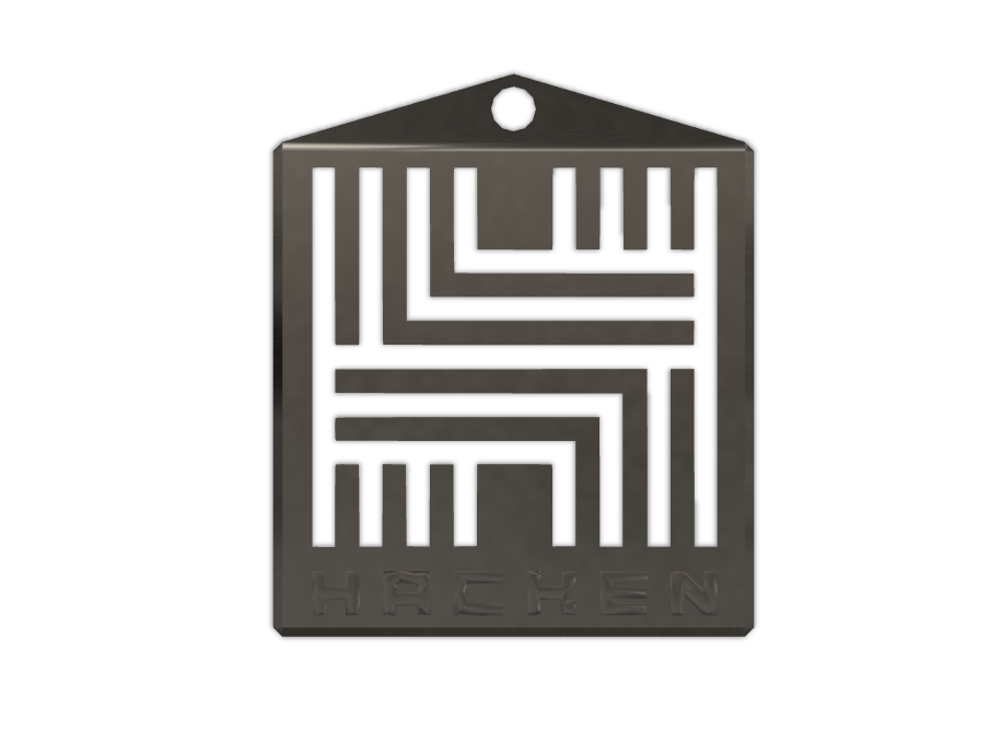 Hacken Keyring - 3D design by Peter Bock Apr 20, 2018 Hacken Keyring - 3D design by Peter Bock Apr 20, 2018