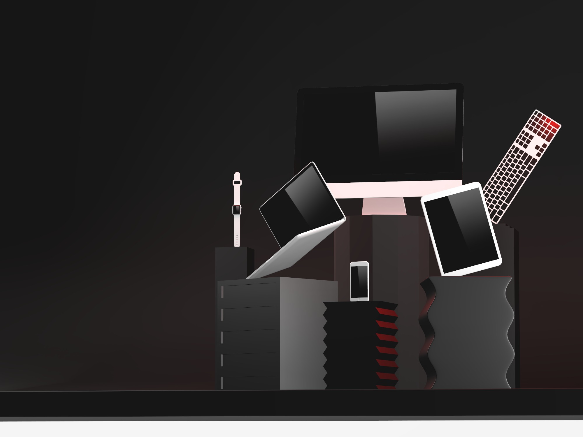 Tech display mockup - replace images (copy) - 3D design by jfu7 on Aug 21, 2018 Tech display mockup - replace images (copy) - 3D design by jfu7 on Aug 21, 2018