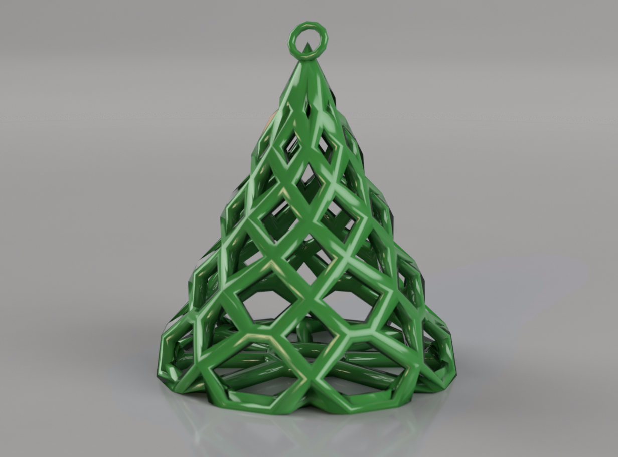 Modern Christmas Tree Ornament - 3D design by sandesh.meghnath Nov 27, 2017 Modern Christmas Tree Ornament - 3D design by sandesh.meghnath Nov 27, 2017