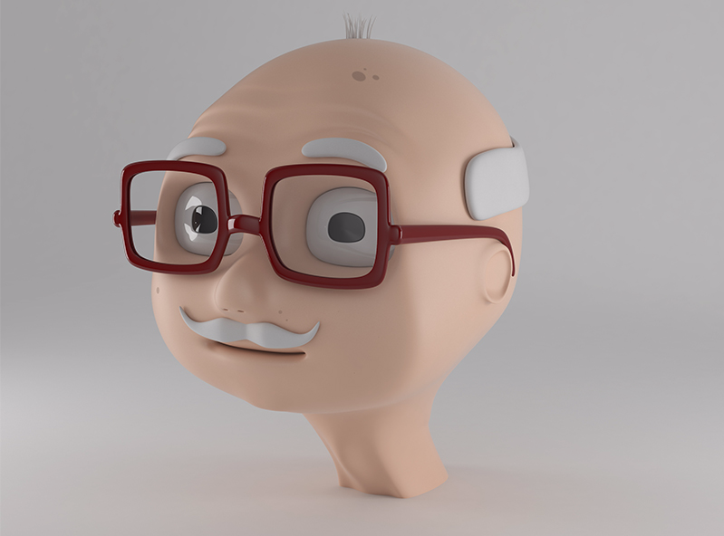Grandpa Harold - 3D design by VECTARY on Oct 12, 2017 Grandpa Harold - 3D design by VECTARY on Oct 12, 2017