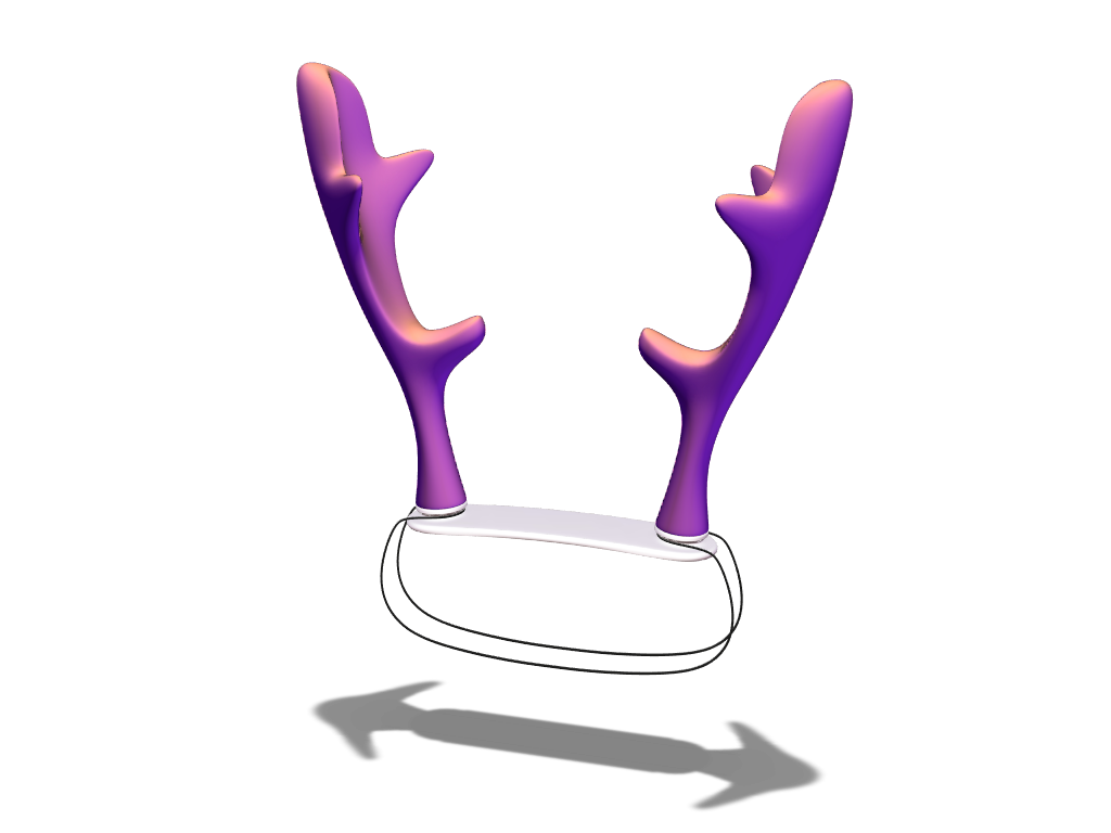 Headband for cat - 3D design by VECTARY on Jan 4, 2018 Headband for cat - 3D design by VECTARY on Jan 4, 2018