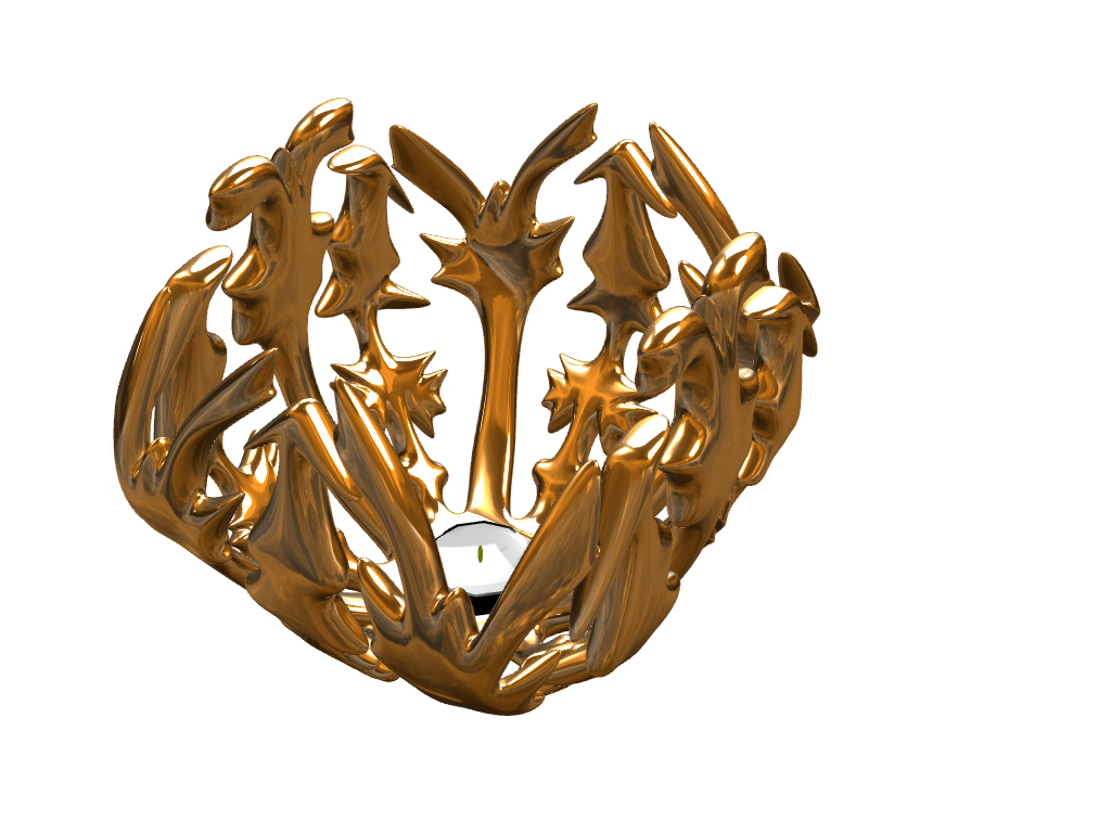 snowflake candle holder - 3D design by Peter Bock Nov 23, 2017 snowflake candle holder - 3D design by Peter Bock Nov 23, 2017