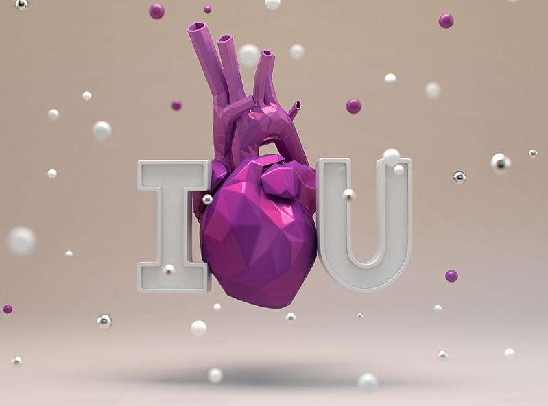 I Love U | Valentine's Day Card - 3D design by VECTARY Feb 14, 2018 I Love U | Valentine's Day Card - 3D design by VECTARY Feb 14, 2018