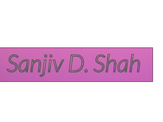 Name Plate - 3D design by Parth Shah Sep 2, 2017 Name Plate - 3D design by Parth Shah Sep 2, 2017