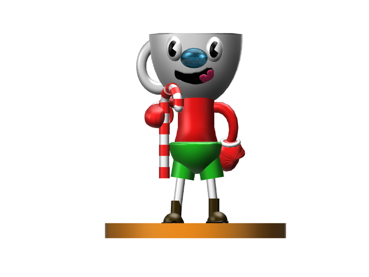 Mugman´s Xmas - 3D design by ete.vs95 on Nov 16, 2017 Mugman´s Xmas - 3D design by ete.vs95 on Nov 16, 2017