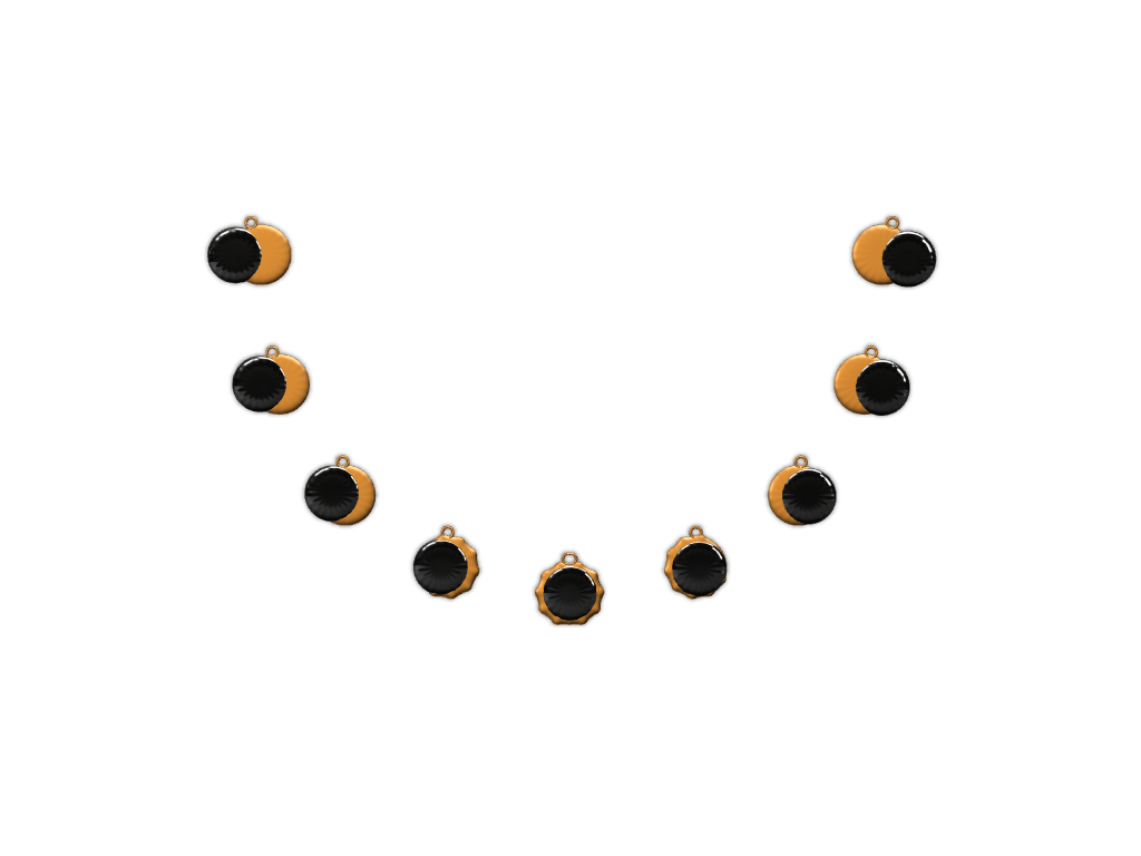 Eclipse Pendant Necklace - 3D design by Maureen Aug 20, 2017 Eclipse Pendant Necklace - 3D design by Maureen Aug 20, 2017