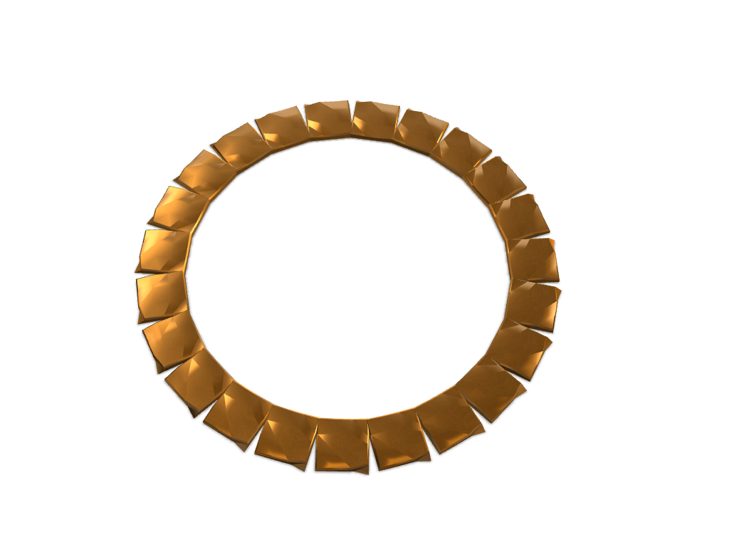 Welded Plate Necklace - 3D design by Maureen Aug 15, 2017 Welded Plate Necklace - 3D design by Maureen Aug 15, 2017