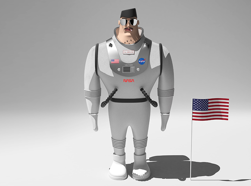 Cpt. Bruce - 3D design by Adrian Jan 18, 2018 Cpt. Bruce - 3D design by Adrian Jan 18, 2018