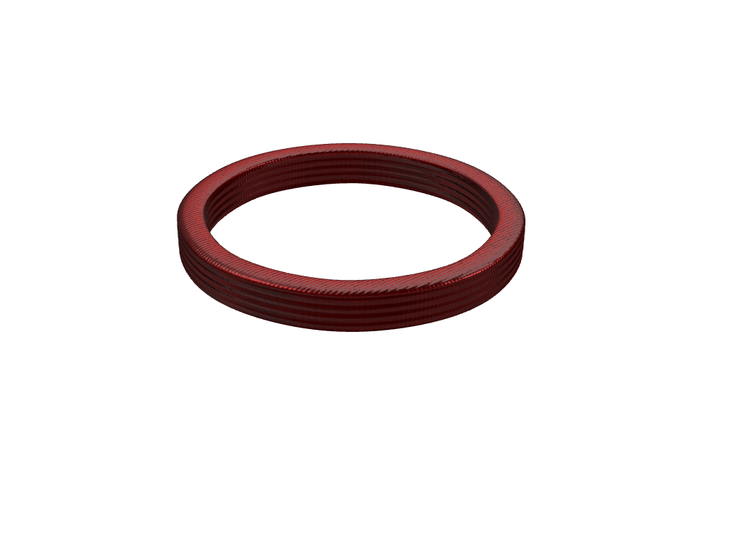 Crimson Red Ring - 3D design by hunterforero on Nov 24, 2017 Crimson Red Ring - 3D design by hunterforero on Nov 24, 2017