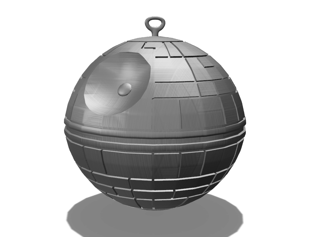 Death Star Christmas Bauble - 3D design by Adrien Unger Dec 6, 2017 Death Star Christmas Bauble - 3D design by Adrien Unger Dec 6, 2017