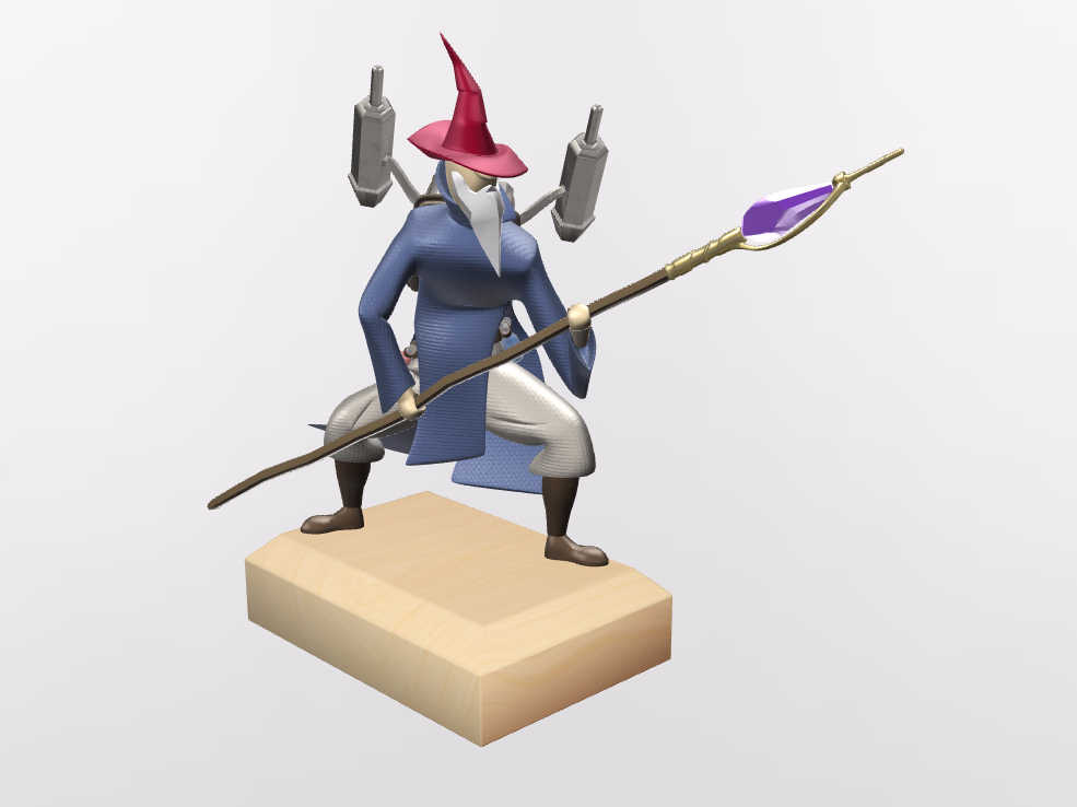 Jetpack Wizard - 3D design by Roman Danielis Sep 9, 2016 Jetpack Wizard - 3D design by Roman Danielis Sep 9, 2016