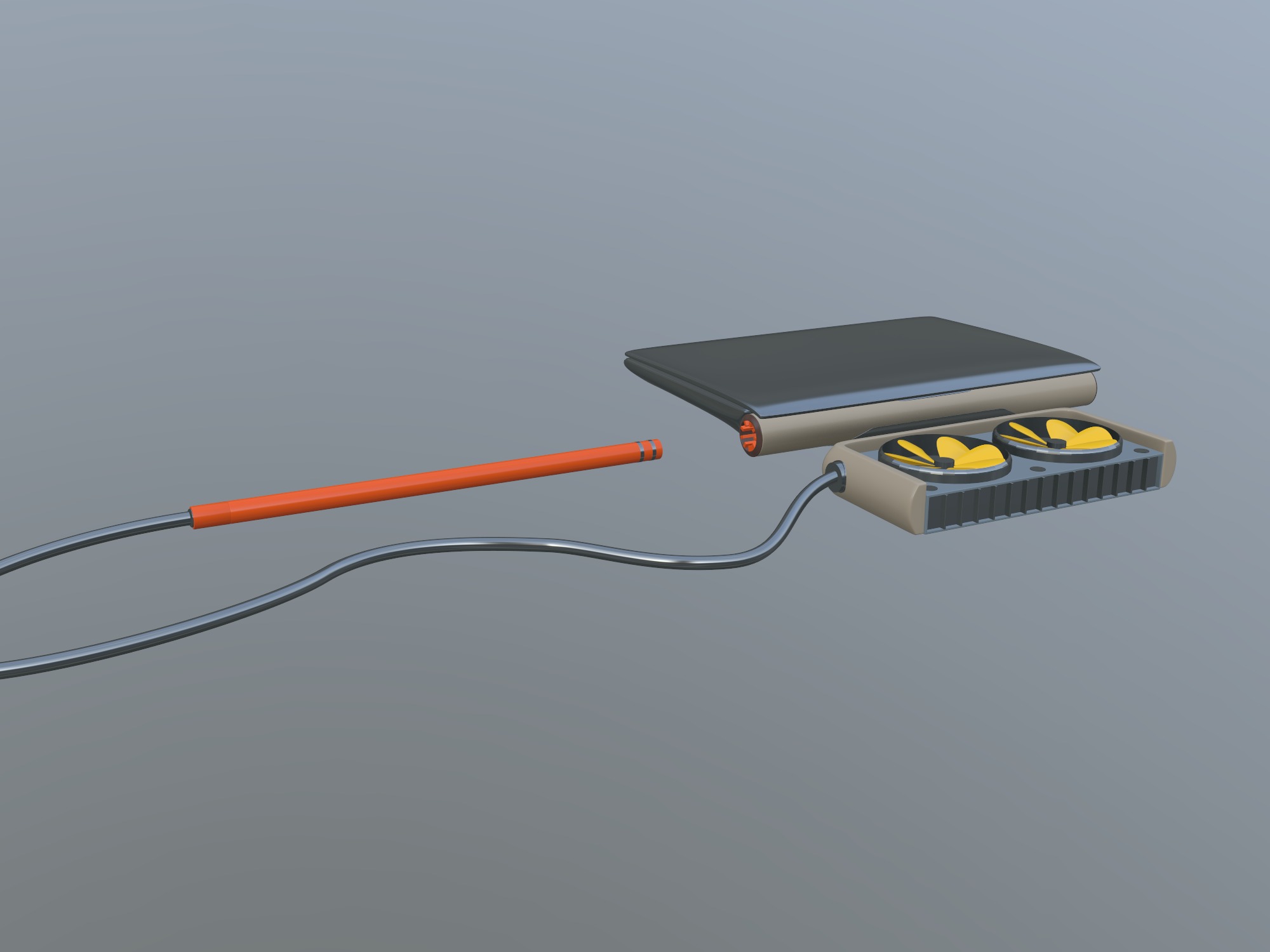 Laptop Cooling Project - 3D design by Furkan Yılmaz Oct 17, 2018 Laptop Cooling Project - 3D design by Furkan Yılmaz Oct 17, 2018