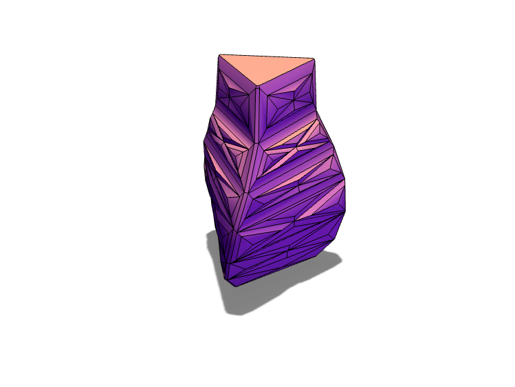 Simple triangle "Vase" - 3D design by still crosshair Aug 16, 2017 Simple triangle "Vase" - 3D design by still crosshair Aug 16, 2017