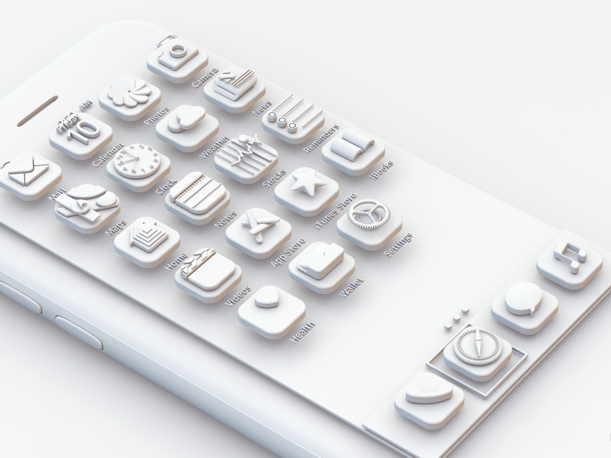 3D icons of iPhone apps - color the icons (copy) - 3D design by Genny Pierini on Aug 10, 2018 3D icons of iPhone apps - color the icons (copy) - 3D design by Genny Pierini on Aug 10, 2018