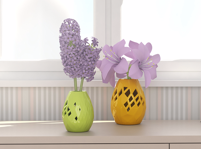 Lowpoly vase - 3D design by VECTARY May 23, 2017 Lowpoly vase - 3D design by VECTARY May 23, 2017