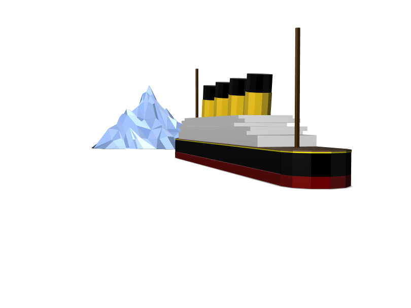 Titanic + Iceberg - 3D design by bizzardgoesppt May 20, 2018 Titanic + Iceberg - 3D design by bizzardgoesppt May 20, 2018