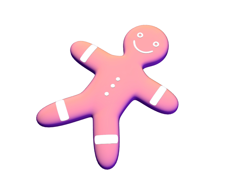Gingerbread man - Christmas bauble - 3D design by VECTARY Dec 7, 2017 Gingerbread man - Christmas bauble - 3D design by VECTARY Dec 7, 2017