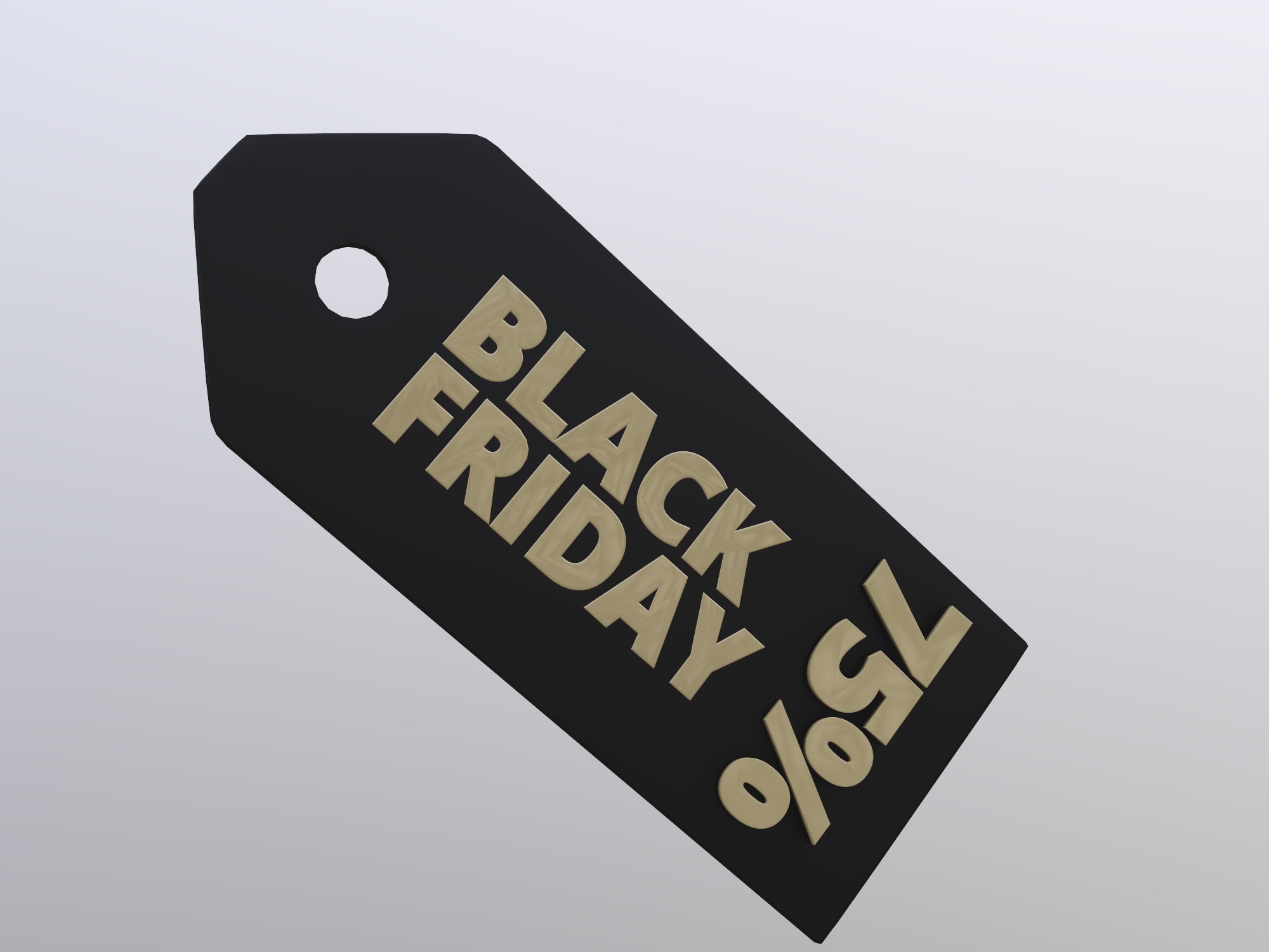 Price tag Black Friday - 3D design by Andy Klement on Nov 20, 2018 Price tag Black Friday - 3D design by Andy Klement on Nov 20, 2018