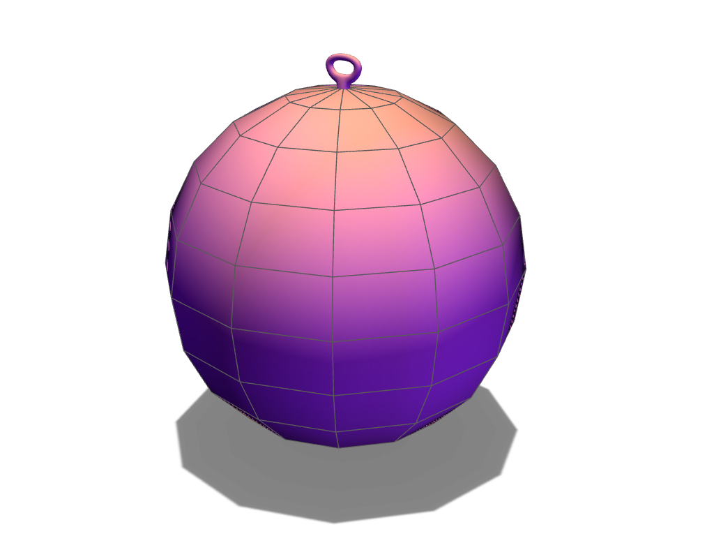 Twirly Xmas Bauble - 3D design by VECTARY Nov 14, 2017 Twirly Xmas Bauble - 3D design by VECTARY Nov 14, 2017