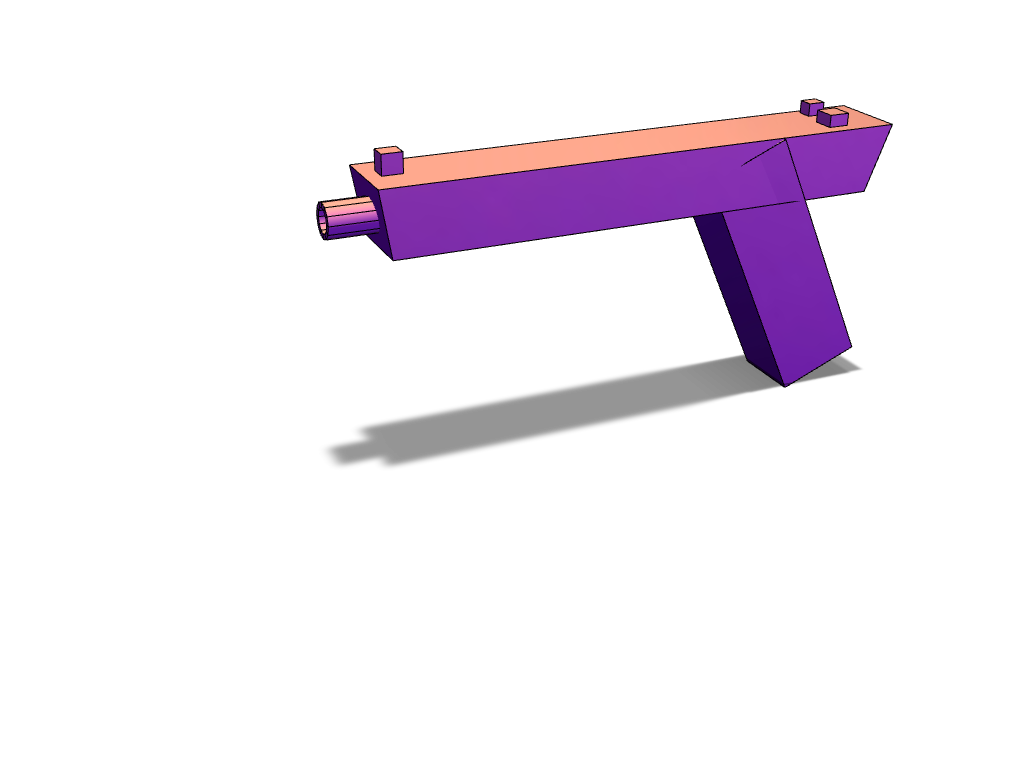 purple handgun/w ironsights - 3D design by alangooch Mar 20, 2018 purple handgun/w ironsights - 3D design by alangooch Mar 20, 2018