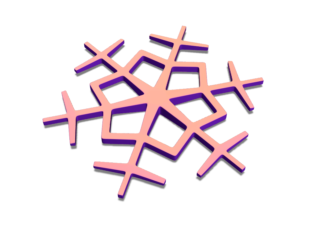Snowflake template - 3D design by VECTARY on Nov 22, 2017 Snowflake template - 3D design by VECTARY on Nov 22, 2017