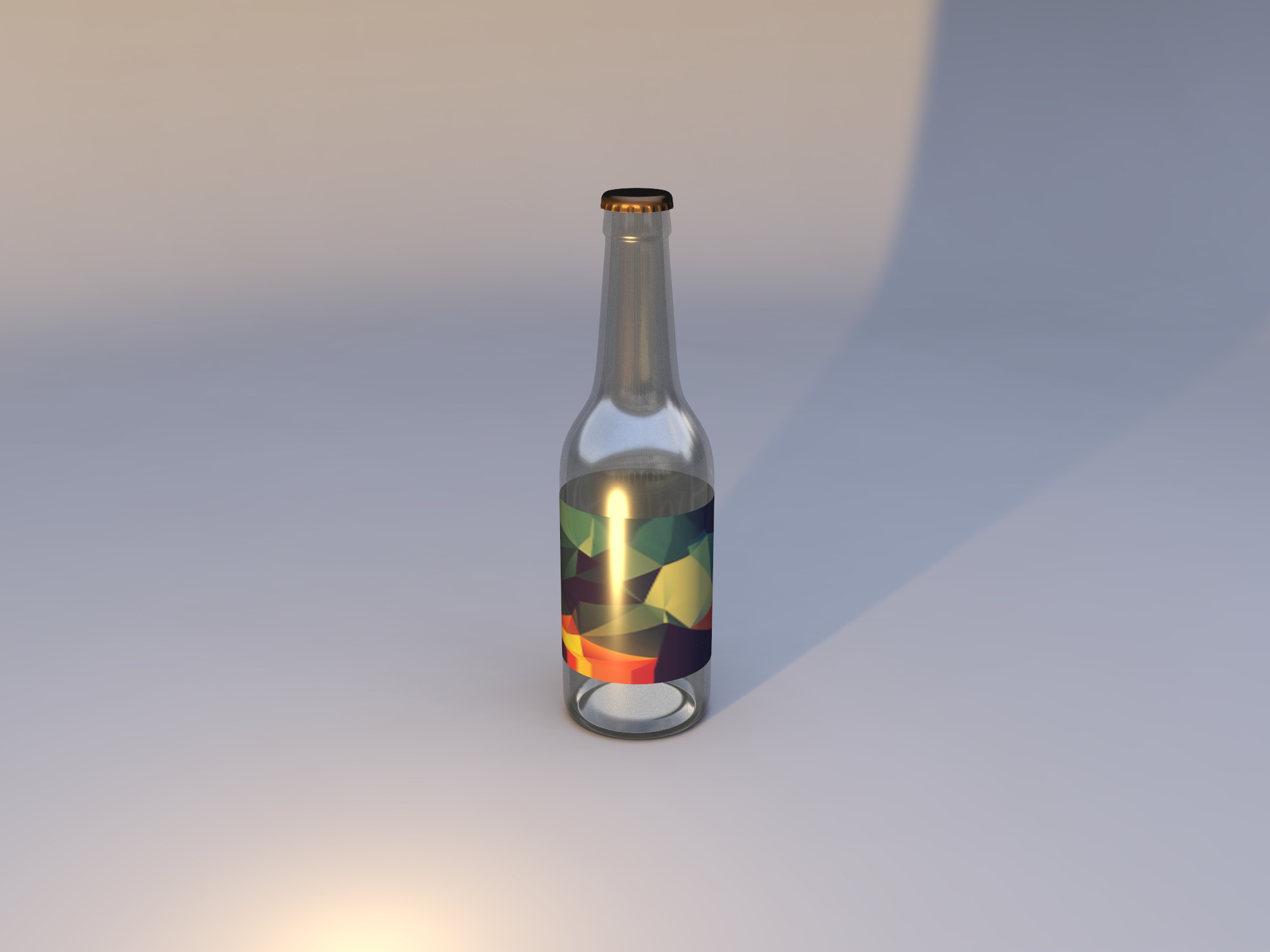 Textured Bottle and Etiquette - 3D design by Andy Klement on Sep 18, 2018 Textured Bottle and Etiquette - 3D design by Andy Klement on Sep 18, 2018