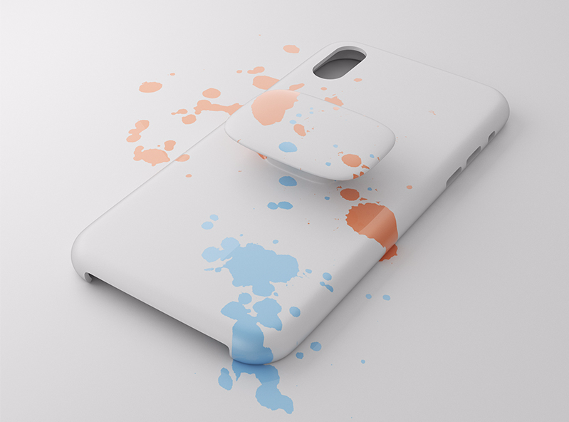 iPhone X case with a grip/stand - 3D design by VECTARY on Nov 3, 2017 iPhone X case with a grip/stand - 3D design by VECTARY on Nov 3, 2017