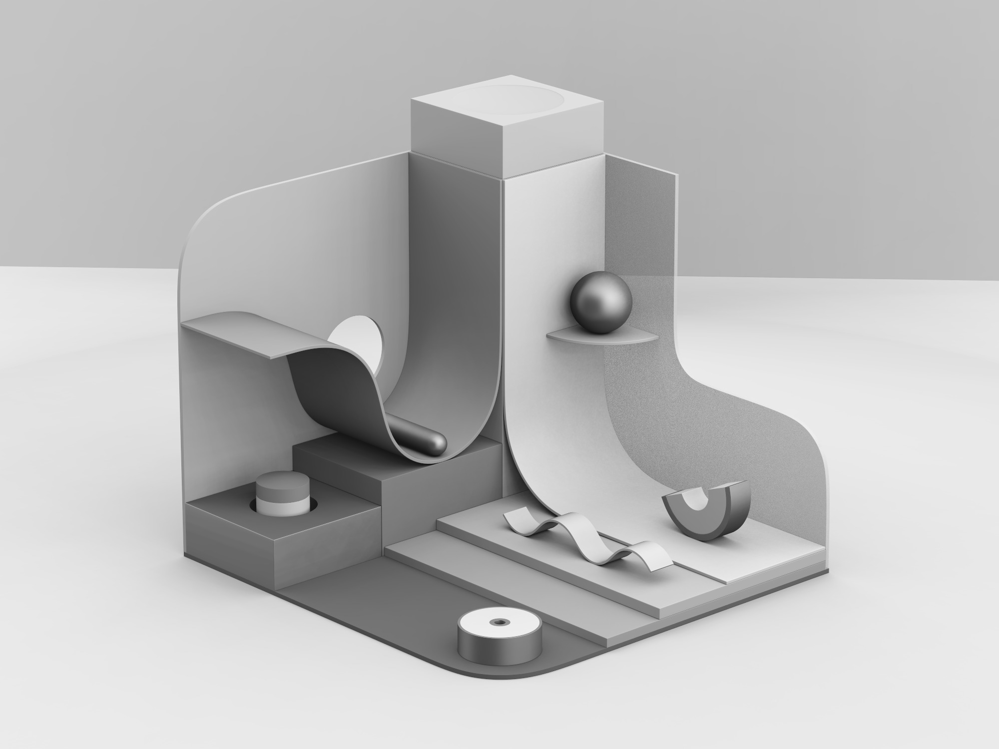 Abstract 3D composition – color the scene - 3D design by Vectary templates on Nov 21, 2018 Abstract 3D composition – color the scene - 3D design by Vectary templates on Nov 21, 2018