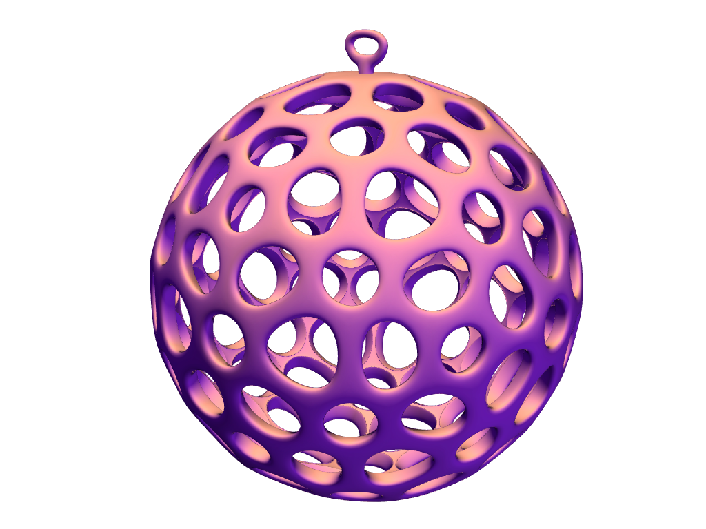 Voronoi Xmas Bauble - 3D design by VECTARY Dec 12, 2017 Voronoi Xmas Bauble - 3D design by VECTARY Dec 12, 2017