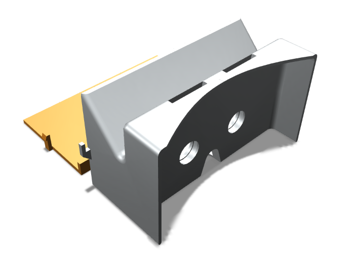 Smartphone VR Viewer - 3D design by J W Sep 17, 2017 Smartphone VR Viewer - 3D design by J W Sep 17, 2017