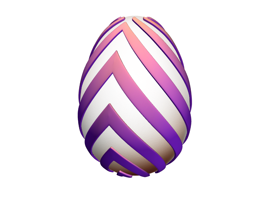 DIY Easter Egg - Fish ribbon pattern - 3D design by VECTARY Apr 10, 2017 DIY Easter Egg - Fish ribbon pattern - 3D design by VECTARY Apr 10, 2017