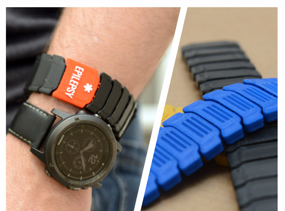 Medical ID Bracelets (a modular, articulated band!) - 3D design by Clockspring on Sep 8, 2017 Medical ID Bracelets (a modular, articulated band!) - 3D design by Clockspring on Sep 8, 2017