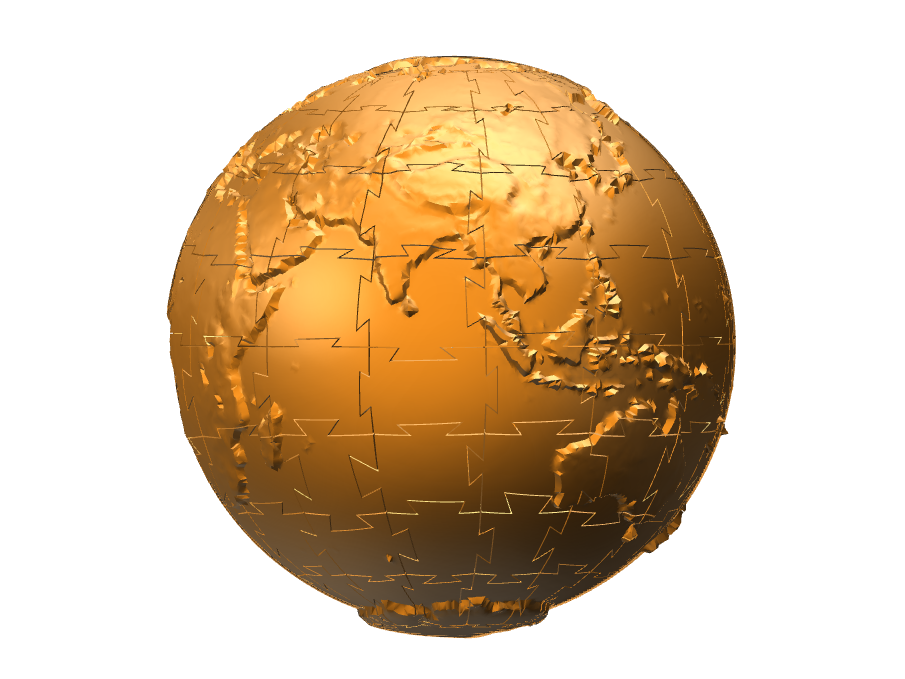3D sphere Puzzlerizer - 3D design by Peter Bock on May 23, 2018 3D sphere Puzzlerizer - 3D design by Peter Bock on May 23, 2018
