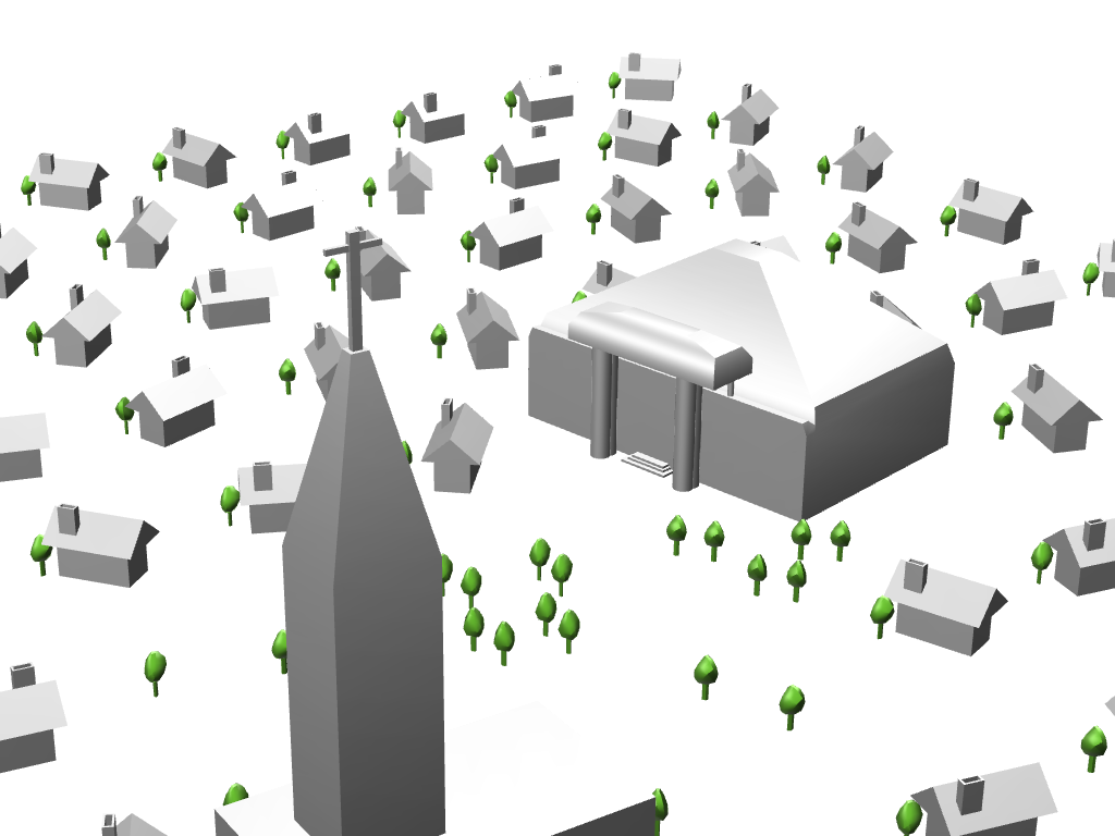 Small Village in nowhere 3 - 3D design by Teo Jun 27, 2017 Small Village in nowhere 3 - 3D design by Teo Jun 27, 2017