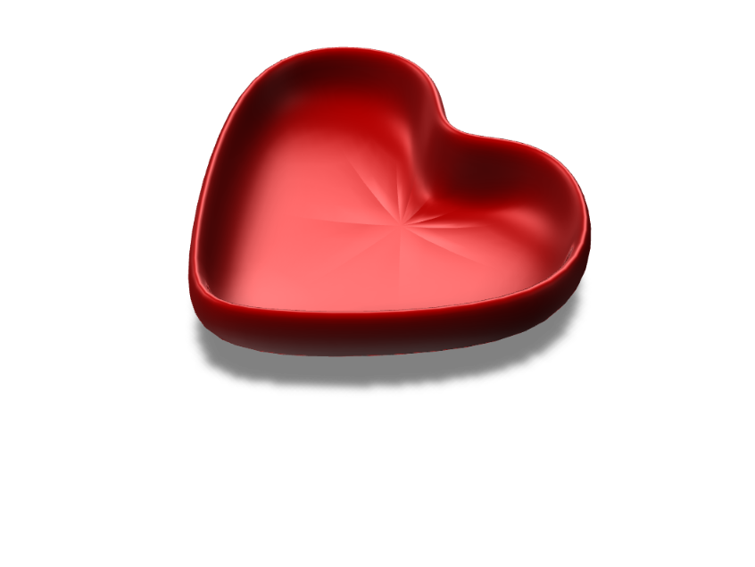 Heart Bowl - 3D design by Master Friclya on Sep 10, 2017 Heart Bowl - 3D design by Master Friclya on Sep 10, 2017