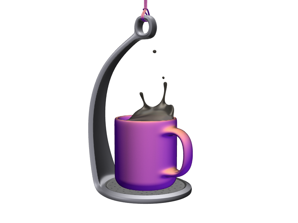 Spill-proof Mug Holder - 3D design by meshtush Feb 22, 2017 Spill-proof Mug Holder - 3D design by meshtush Feb 22, 2017