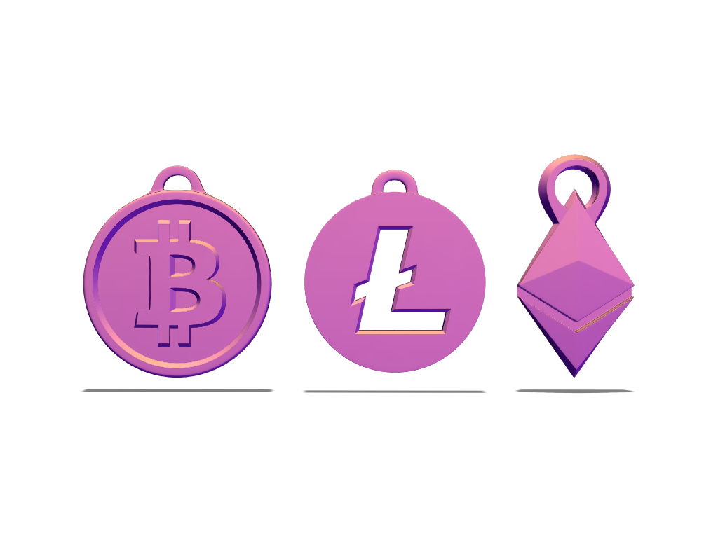 Bitcoin, Litecoin, Ethereum Keychain - 3D design by VECTARY Jan 12, 2018 Bitcoin, Litecoin, Ethereum Keychain - 3D design by VECTARY Jan 12, 2018