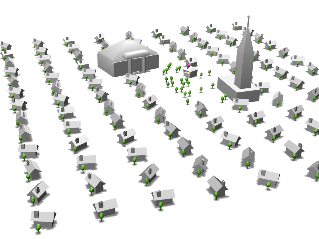Small Village in nowhere 4 - 3D design by Roman Kunka on Jun 27, 2017 Small Village in nowhere 4 - 3D design by Roman Kunka on Jun 27, 2017