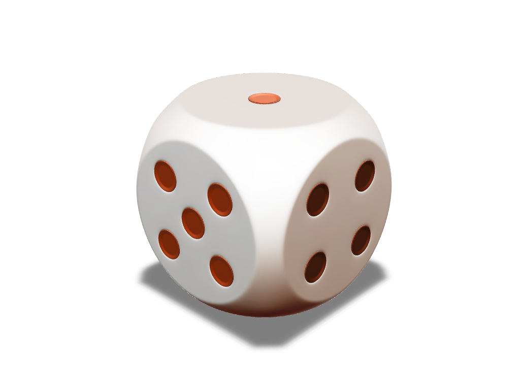 Dice - 3D design by Johnnyal on Aug 8, 2016 Dice - 3D design by Johnnyal on Aug 8, 2016