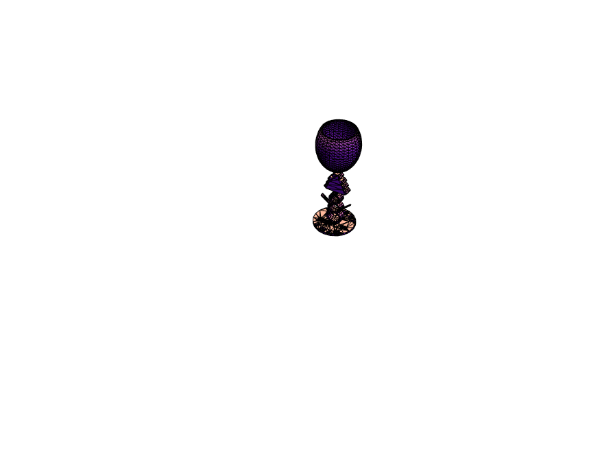 Decorative X-mas wine glass - 3D design by mnmmaloney Dec 19, 2017 Decorative X-mas wine glass - 3D design by mnmmaloney Dec 19, 2017