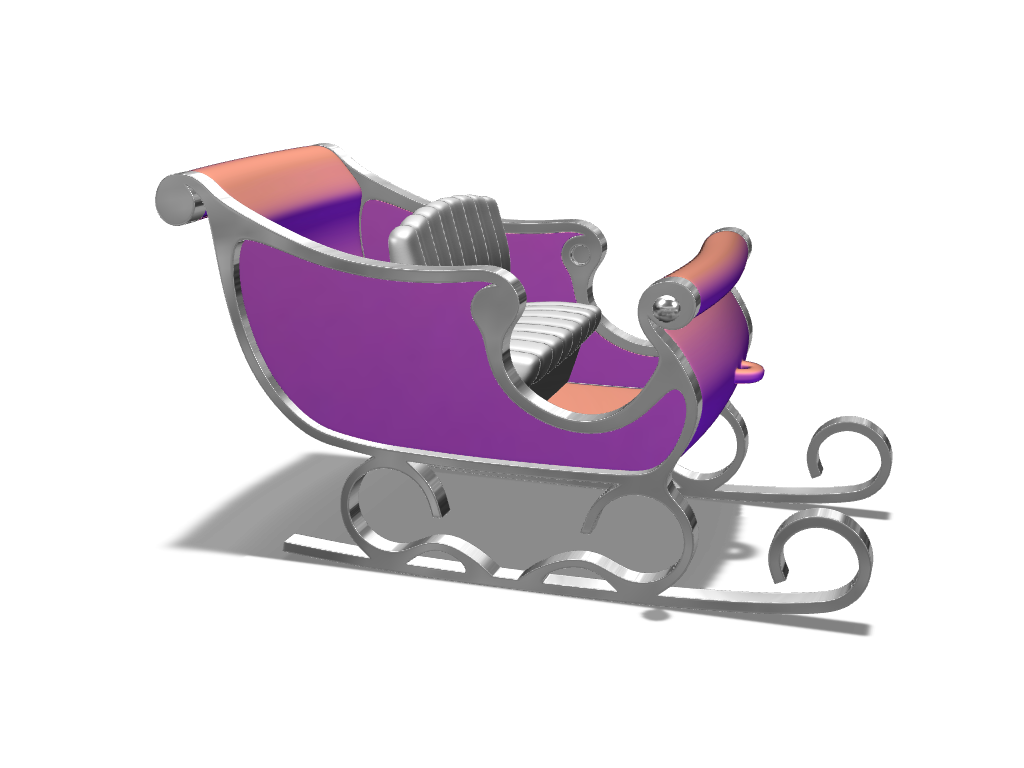 Santa's sledge - 3D design by VECTARY Nov 23, 2017 Santa's sledge - 3D design by VECTARY Nov 23, 2017