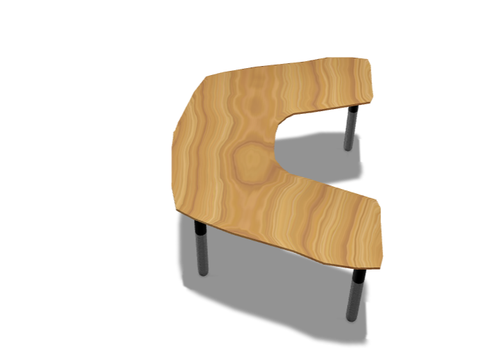 C table: table design #3 - 3D design by Dylan Manion Nov 6, 2017 C table: table design #3 - 3D design by Dylan Manion Nov 6, 2017