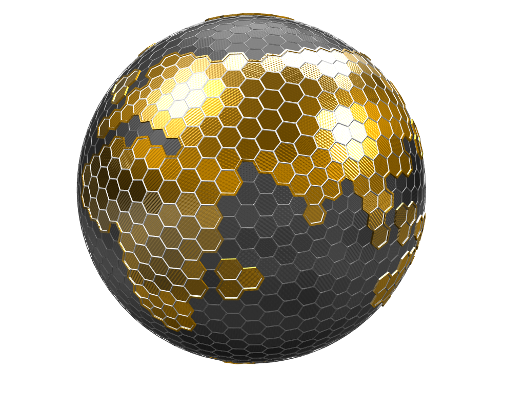 Hexa Planet Earth - 3D design by BlockedGravity on May 5, 2018 Hexa Planet Earth - 3D design by BlockedGravity on May 5, 2018