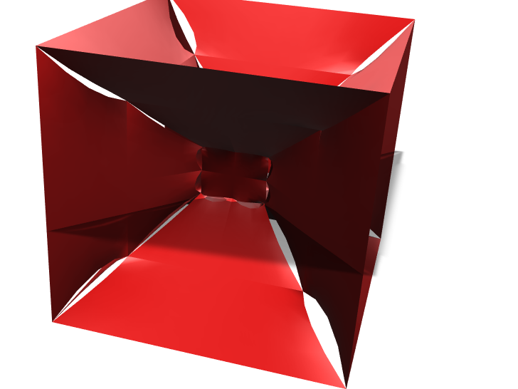 Strange cube (high poly) - 3D design by mleo3970 May 30, 2018 Strange cube (high poly) - 3D design by mleo3970 May 30, 2018