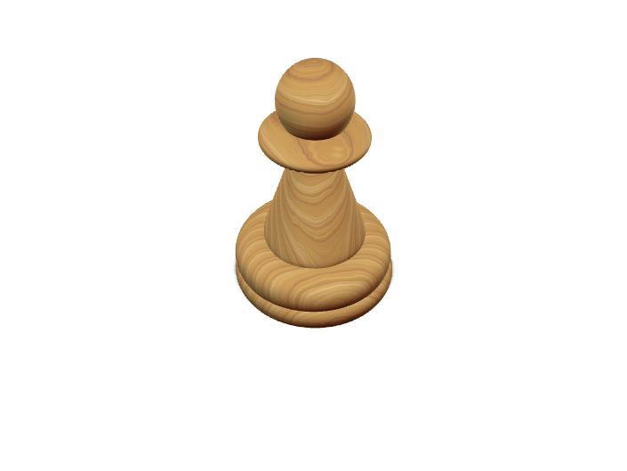 Chess Piece: Pawn - 3D design by Cole Latham Apr 17, 2018 Chess Piece: Pawn - 3D design by Cole Latham Apr 17, 2018