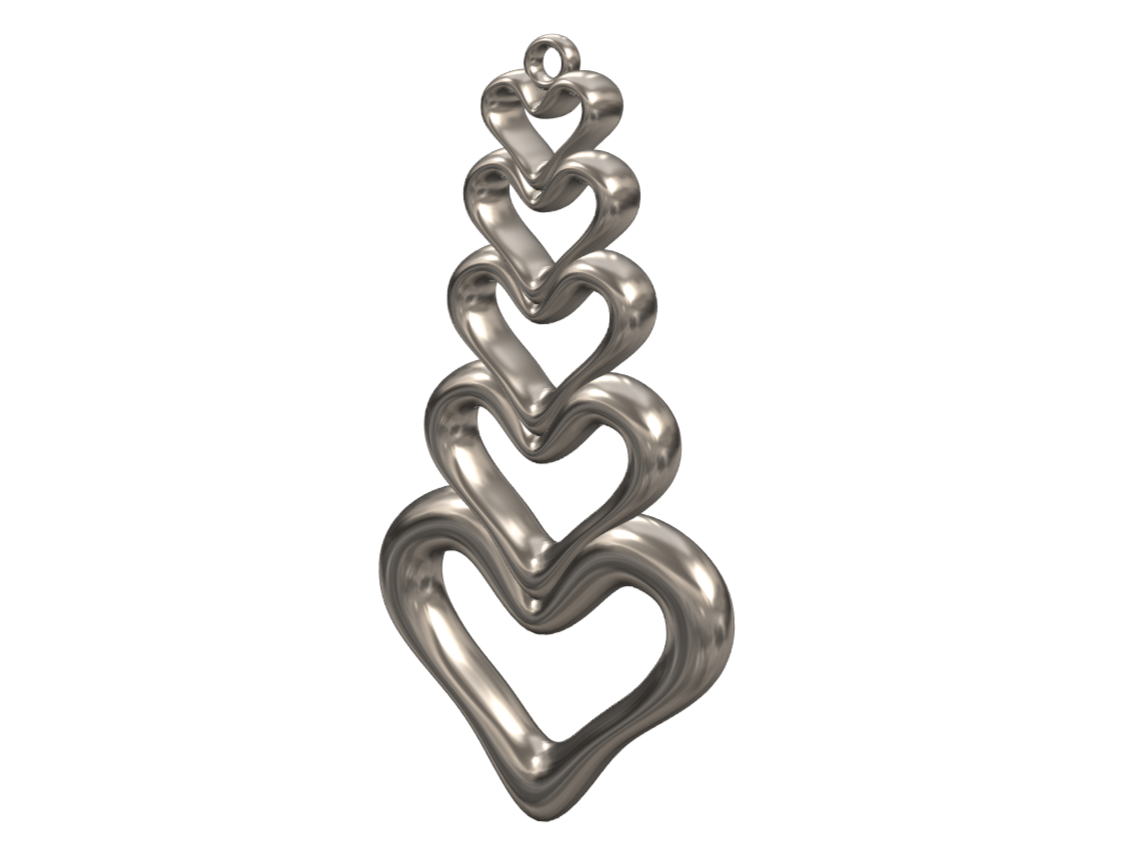 Valentine's Heart Pendant - 3D design by lewmanuel Feb 7, 2018 Valentine's Heart Pendant - 3D design by lewmanuel Feb 7, 2018