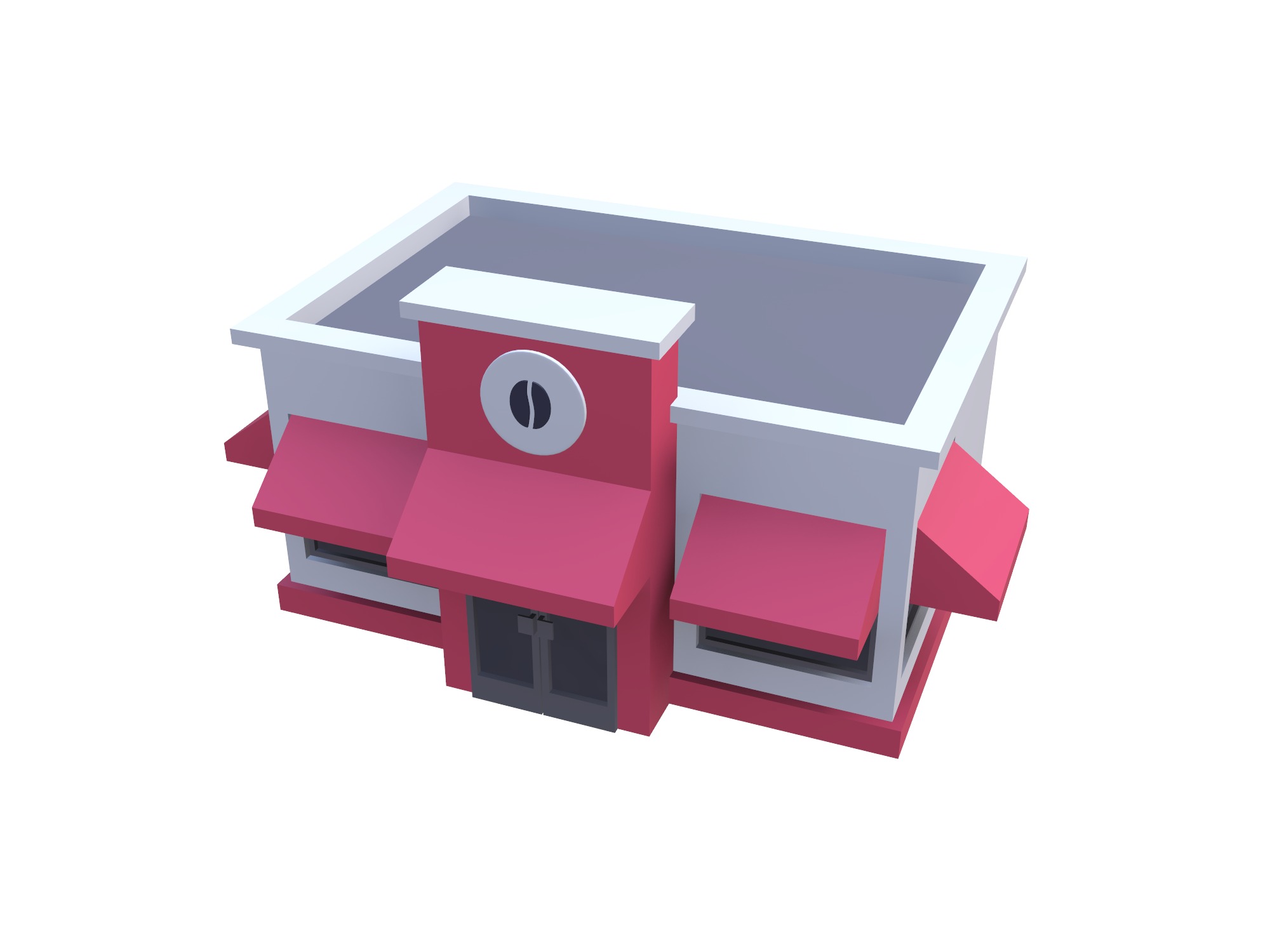 Coffee shop - 3D design by Vectary assets Jun 6, 2018 Coffee shop - 3D design by Vectary assets Jun 6, 2018